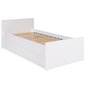 Moderná jednolôžková posteľ Cosmo C08 80 cm - biela 02