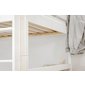Poschodová posteľ z masívu borovice Luk 80 x 200 cm - biela - 10