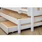 Poschodová posteľ s prístelkou Blanka 90 x 200 cm - biela - 10