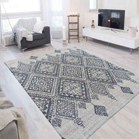 Moderný koberec Roxanne 01 / šedá - 120 x 170 cm - 01