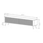 TV stolík LANTE 200 cm - béžový 06