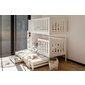Detská poschodová posteľ s prístelkou Emilka 90 x 190 cm - šedá - 01