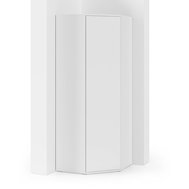 Predsieňová rohová skriňa Emi 2 - biela