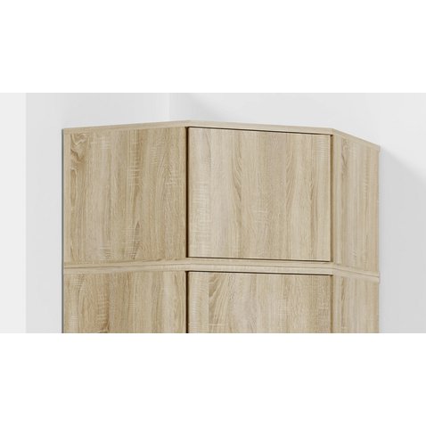 Nadstavec na rohovú skriňu Emi - dub sonoma