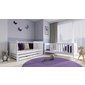 Detská poschodová posteľ s prístelkou Emilka 90 x 200 cm - šedá - 02