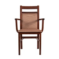 Jedálenská stolička F6 s podrúčkami - orech / Etna 24