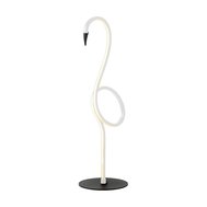 Biela stolová LED lampa Flamingo – originálna dekorácia 03