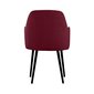 Moderné čalúnené kreslo Caprice 5 - vínovo červená 04