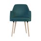 Štýlová čalúnená stolička Caprice 6 - morská zelená 05
