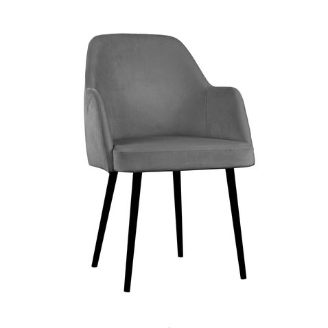 Čalúnené jedálenské kreslo Caprice 7 - šedá - 01