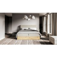 Manželská posteľ Frame s úložným priestorom - 160 x 200 cm
