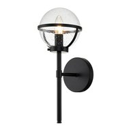 Nástenné svietidlo do kúpeľne Hollis 1 - čierna 01