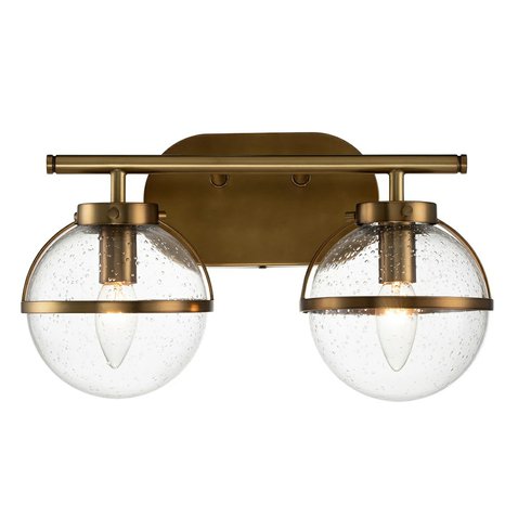 Kúpeľňové svietidlo Hollis 2 - mosadz 01