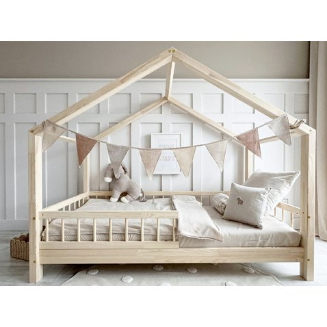 Drevená domčeková posteľ Housebed Bello - 90 x 190 cm - 01