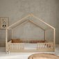 Priestranná domčeková posteľ Housebed Duo 140 x 200 – prírodná 03