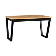 Moderný jedálenský stôl Ikon 2 - dub grandson / čierna