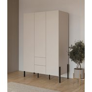 Šatníková skriňa Jukon S 3D s 2 zásuvkami - kašmír 01