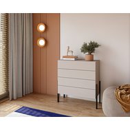 Komoda Jukon S so 4 zásuvkami - odtieň kašmír 01