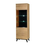Presklený regál John 2 s osvetlením - pravá