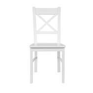 Drevená jedálenská stolička KD 22 - biela