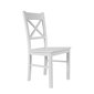 Drevená jedálenská stolička KD 22 - biela 02