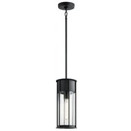 Vonkajšie závesné svietidlo Camillo – čierna 01