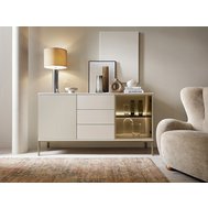 Kombinovaná komoda s osvetlením Sento - kašmír 05