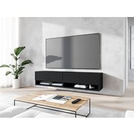 TV stolík Lowboard A 140 cm - čierny grafit