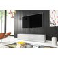 Elegantný TV stolík Lowboard D 140 cm - biela / biely lesk 02