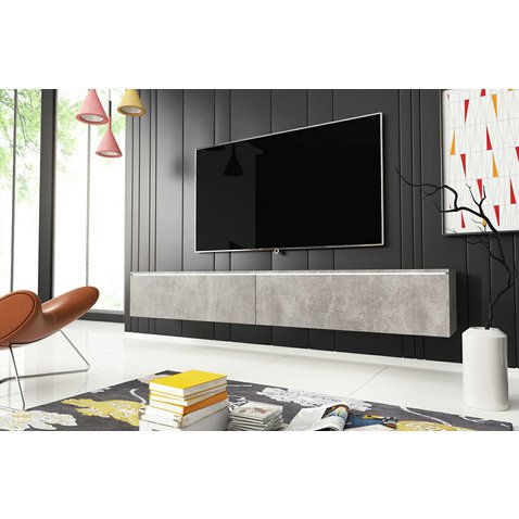 TV stolík Lowboard D 180 cm - betón smart 01