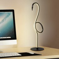 Stolná LED lampa Flamingo black – moderné dekoratívne osvetlenie 01