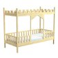 Detská posteľ v tvare zámku Dragon 2 - 80 x 160 cm - prírodná borovica 03