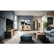 Zostava Madis - dub artisan/antracit - 01