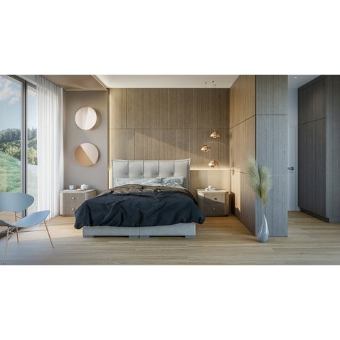 Čalúnená manželská posteľ Miracle s úložným priestorom - 180 x 200 cm - 01