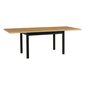 Štýlový jedálenský stôl Modena 1 XL - čierna/grafit 02