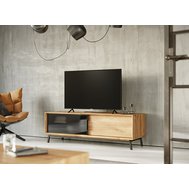 Veľký dubový TV stolík Modern Loft 1 - 200 cm