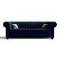 Štýlová pohovka Chesterfield - tmavomodrá navy 03