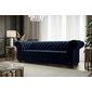 Štýlová pohovka Chesterfield - tmavomodrá navy 02