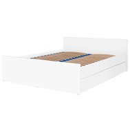 Dvojlôžková posteľ Cosmo C16 160 cm - biela