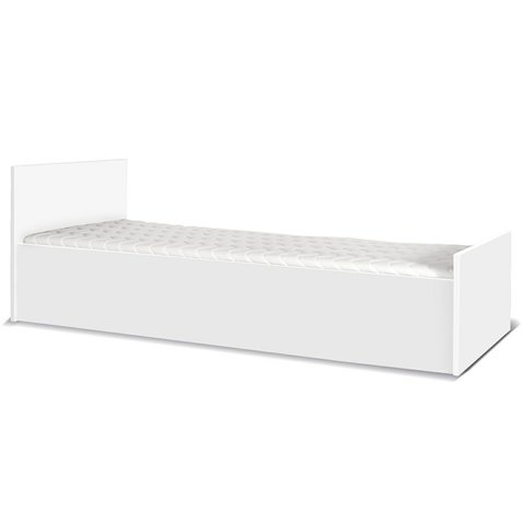 Jednolôžková posteľ Maximus M28 - biela 01