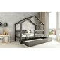 Domčeková posteľ Musa bis + úložný priestor - 90 x 200 / grafit 02