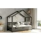 Domčeková posteľ Musa bis + úložný priestor - 90 x 200 / grafit 03