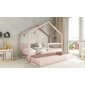 Domčeková posteľ Musa bis + úložný priestor - 90 x 200 / ružová 04