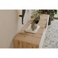 Televízny stolík frézovaný NOE 140 cm - dub artisan /biely mat 04