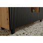 NOE frézovaný TV stolík 140 cm - dub artisan/čierny mat 05