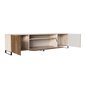 Frézovaný TV stolek na nohách NOE 200 cm - dub artisan/dub catania 02