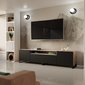 NOE frézovaný TV stolík 200 cm - dub artisan/čierny mat 03