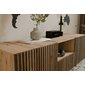 Frézovaný TV stolík závesný NOE 140 cm - dub artisan/dub catania 05