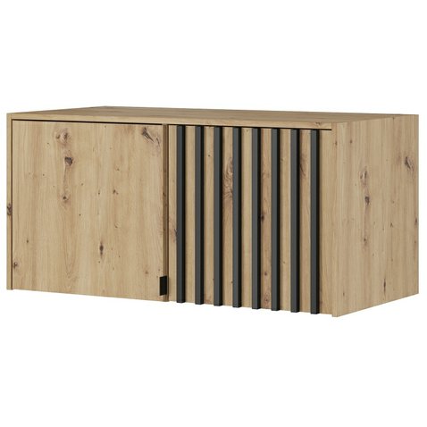Nadstavec ku skrini Nelly - dub artisan/čierna - 01