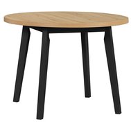 Okrúhly jedálenský stôl Oslo 3 - černá/dub artisan